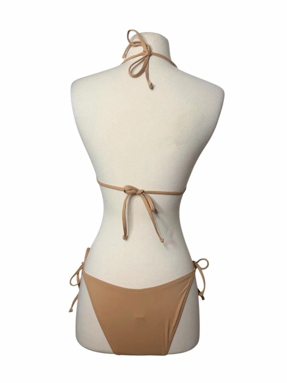 SKIMS NEW TAN TRIGLE BIKINI SET.